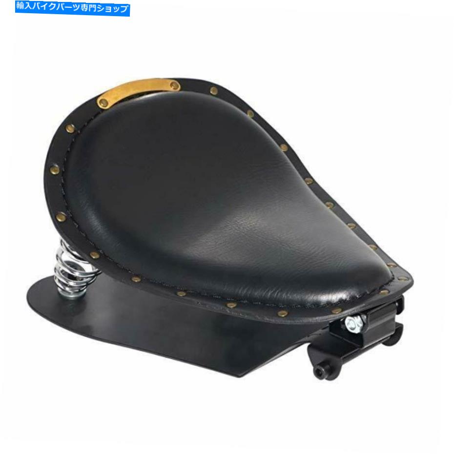 シート Harley Suftail Springer FXSTC用ブラックオートバイソロシートスプリングブラケットキット Black Motorcycle Solo Seat Spring Bracket Kit For Harley Softail Springer FXSTC【並行輸入品】