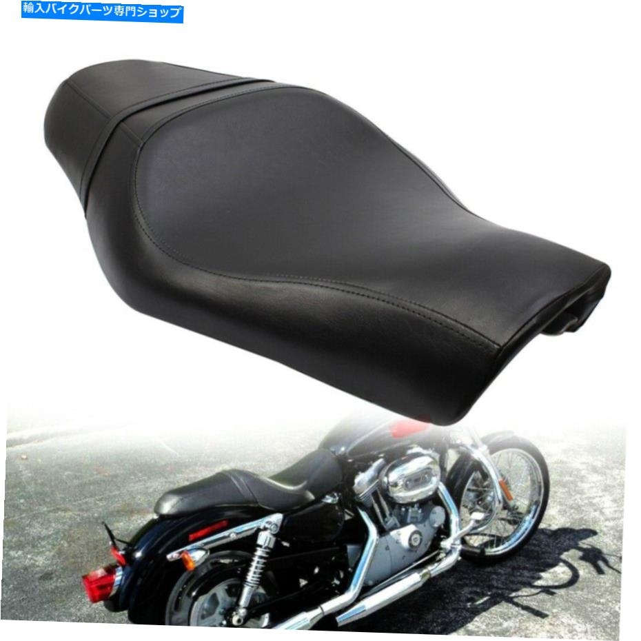 シート ハーレーのためのオートバイの運転者の乗客2上の座席のための座席883 1200 Motorcycle Driver Passenger 2 Up Seat for Harley Forty Eight Sportster 883 1200【並行輸入品】|Us Custom Parts Shop USDM