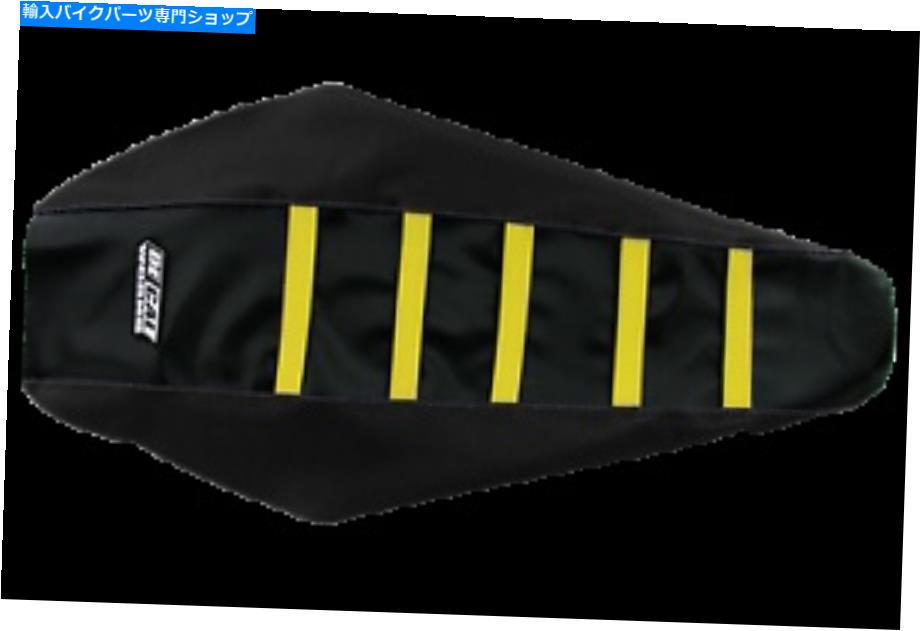 シート デカール作品黒/黒/黄色のシートカバー鈴木 DeCal Works Black / Black / Yellow Seat Cover for Suzuki【並行輸入品】