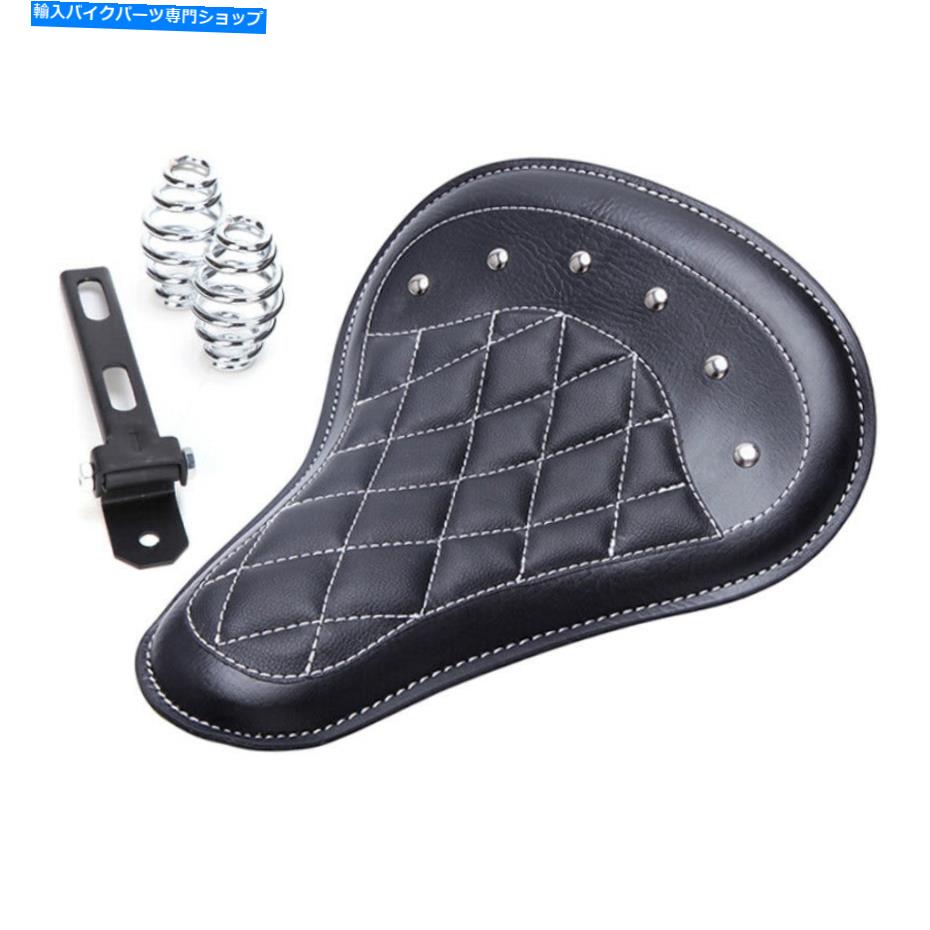 シート ヤマハvスターXVS 650/950/1100/1300のオートバイソロスプリングドライバーのシートフィット Motorcycle Solo Springs Driver' Seat Fit for Yamaha V Star XVS 650/950/1100/1300【並行輸入品】