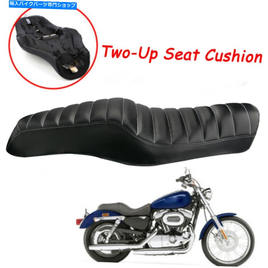 シート ハーリースポーツスターXL 883 1200のためのオートバイの運転手の乗客のツウニックシートクッション Motorcycle Driver Passenger Two-Up Seat Cushion for Harley Sportster XL 883 1200【並行輸入品】 35,109円