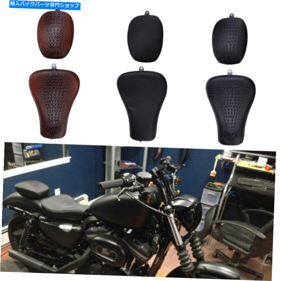 シート フロントドライバーソロシート+リアの乗客のためのハーリースポーツスターXL 1200 883アイロン Front Driver Solo Seat + Rear Passenger For Harley Sportster XL 1200 883 Iron【並行輸入品】