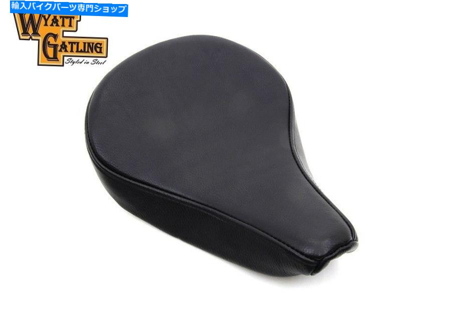 シート レザーソロシートチョッパーダイナ硬質ソフトスポーツスタースプリングハガブラック Leather Solo Seat Chopper Dyna Rigid Softail Sportster Springer Hugger Black 34,231円