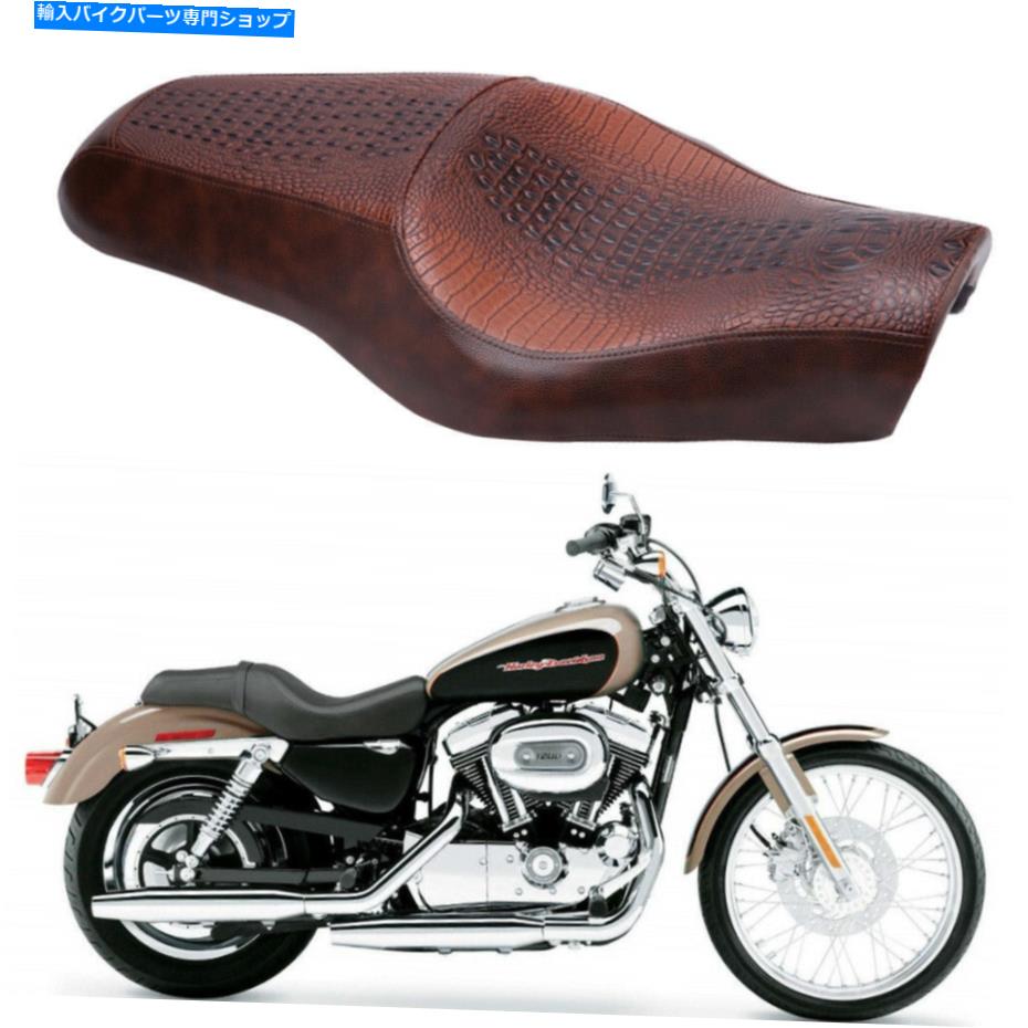 シート ハーレースポーツスターXL 883 1200 48 72 B用の2つのアップドライバのフロントリアの助手席 Two Up Driver Front Rear Passenger Seat For Harley Sportster XL 883 1200 48 72 B【並行輸入品】｜Us Custom Parts Shop USDM
