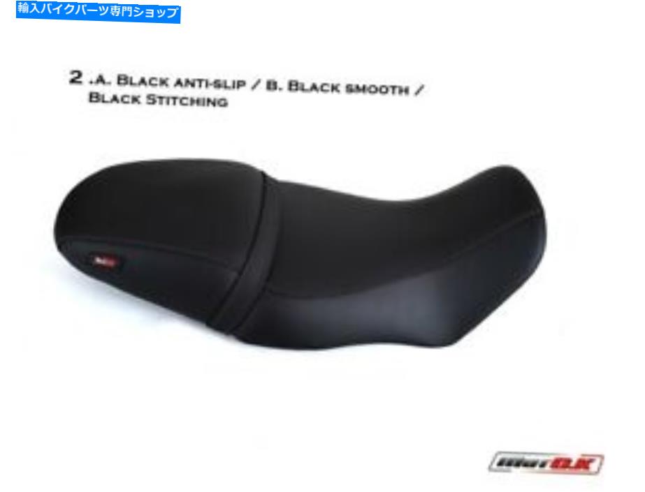 シート Moto Guzzi Griso 850/1100/1200 Motok Seat Coverブラックカラー/ブラックシュチニングアンチ Moto Guzzi Griso 850/1100/1200 MotoK Seat Cover Black Color/ Black Stiching Anti【並行輸入品】