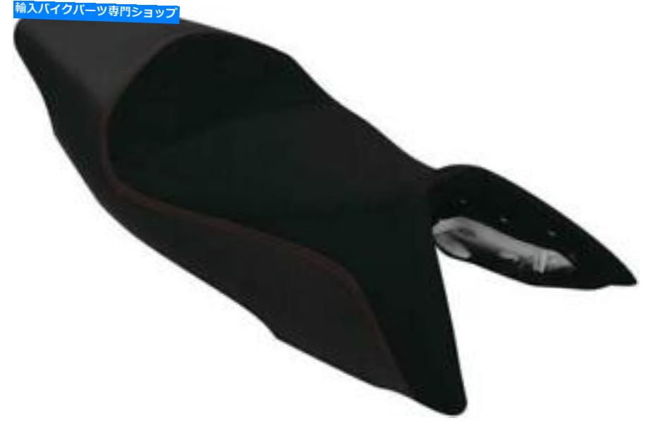 シート Luimoto 9071103ベースラインライダーシートカバー - スエード/ CFブラック/レッド Luimoto 9071103 Baseline Rider Seat Covers - Suede/CF Black/Red【並行輸入品】｜Us Custom Parts Shop USDM