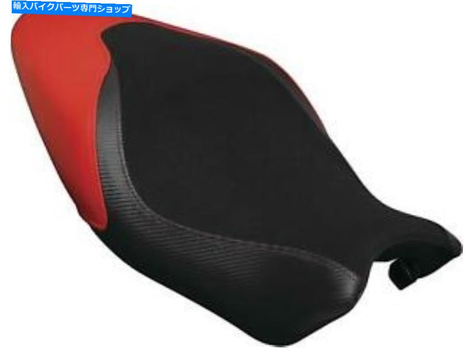 シート Luimoto 1283101ベースラインライダーシートカバー - スエードブラック/ブラック/レッド Luimoto 1283101 Baseline Rider Seat Covers - Suede Black/Black/Red【並行輸入品】｜Us Custom Parts Shop USDM