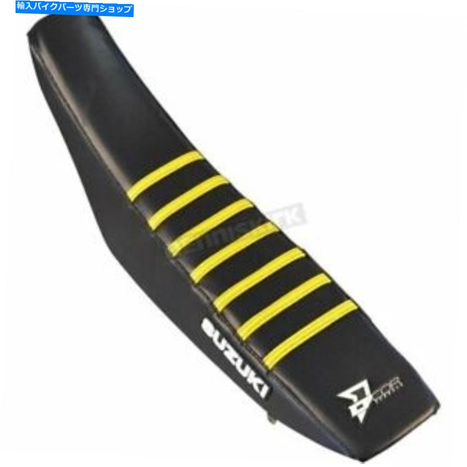 シート D'CorビジュアルブラックシートカバーW /イエローリブ - 30-40-126 D'COR Visuals Black Seat Cover w/Yellow Ribs - 30-40-126【並行輸入品】