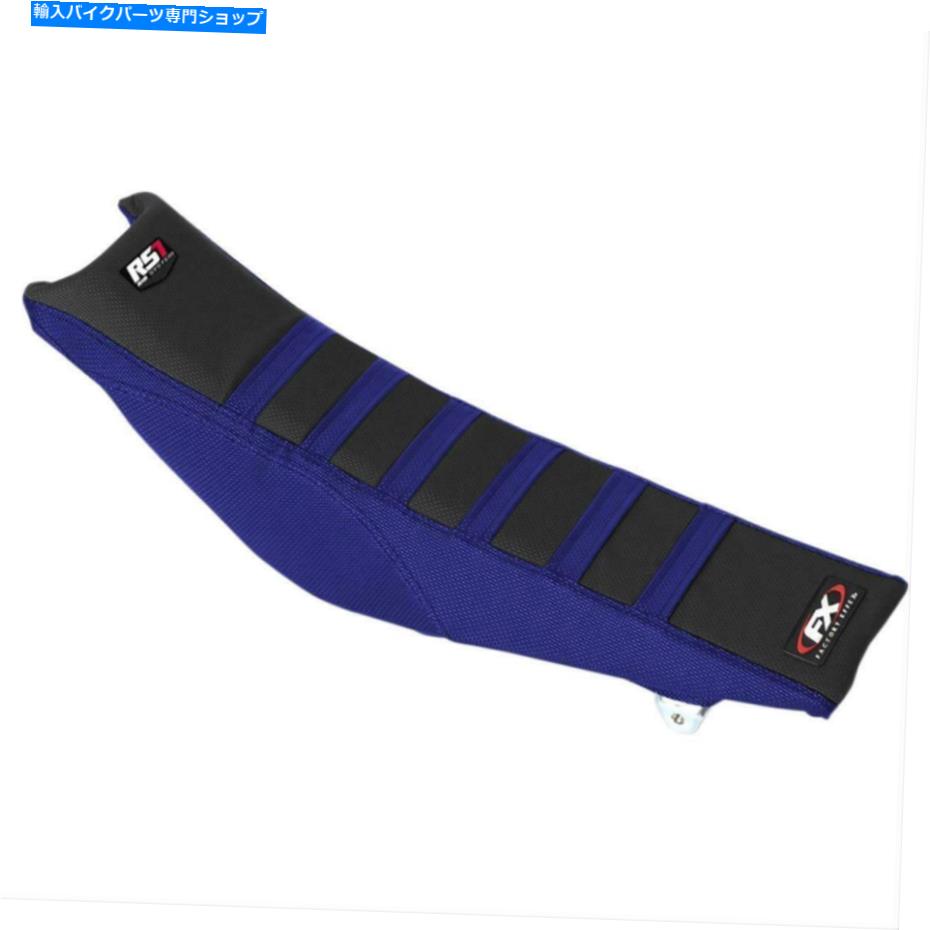 シート 工場EFFEX - 20-29232 - RS1シートカバー、青い側面/黒トップ/ブルーリブ Factory Effex - 20-29232 - RS1 Seat Covers, Blue sides/Black top/Blue ribs【並行輸入品】
