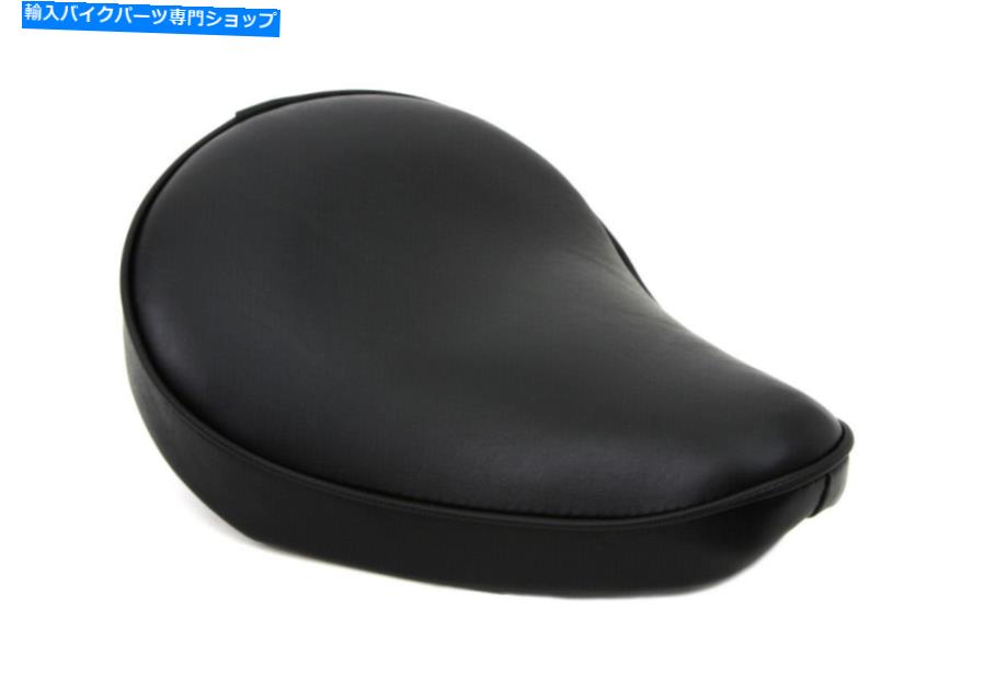 シート ブラックスムースソロシートスモールフィットハーレーダビッドソン Black Smooth Solo Seat Small fits Harley-Davidson