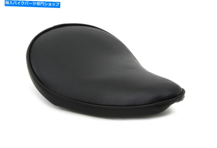 シート ブラックスムースソロシートスモールフィットハーレーダビッドソン Black Smooth Solo Seat Small fits Harley-Davidson【並行輸入品】
