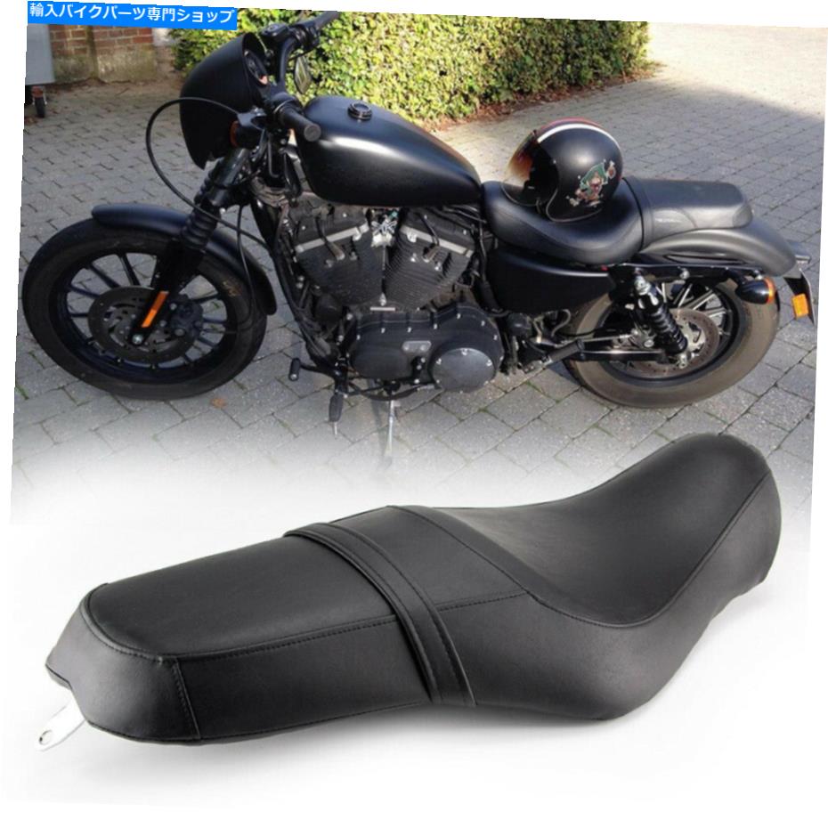 シート ハーレースポーツスターXL 883 1200 48 Driver & Rear Passenger Leather Two-Up Seat for Harley Sportster XL 883 1200 48【並行輸入品】|Us Custom Parts Shop USDM