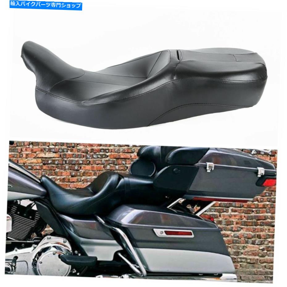 シート ハーレーツーリングストリートグライドロードキング2009-2020のためのライダー旅客レザーシート Rider Passenger Leather Seat For Harley Touring Street Glide Road King 2009-2020【並行輸入品】｜Us Custom Parts Shop USDM