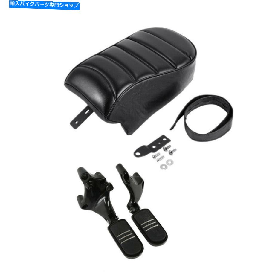 シート リアの助手席シートピリオンw /フットペッグフィットハーレースポーツスター883 1200 16-2021 Rear Passenger Seat Pillion w/ Footpeg Fit For Harley Sportster 883 1200 16-2021【並行輸入品】