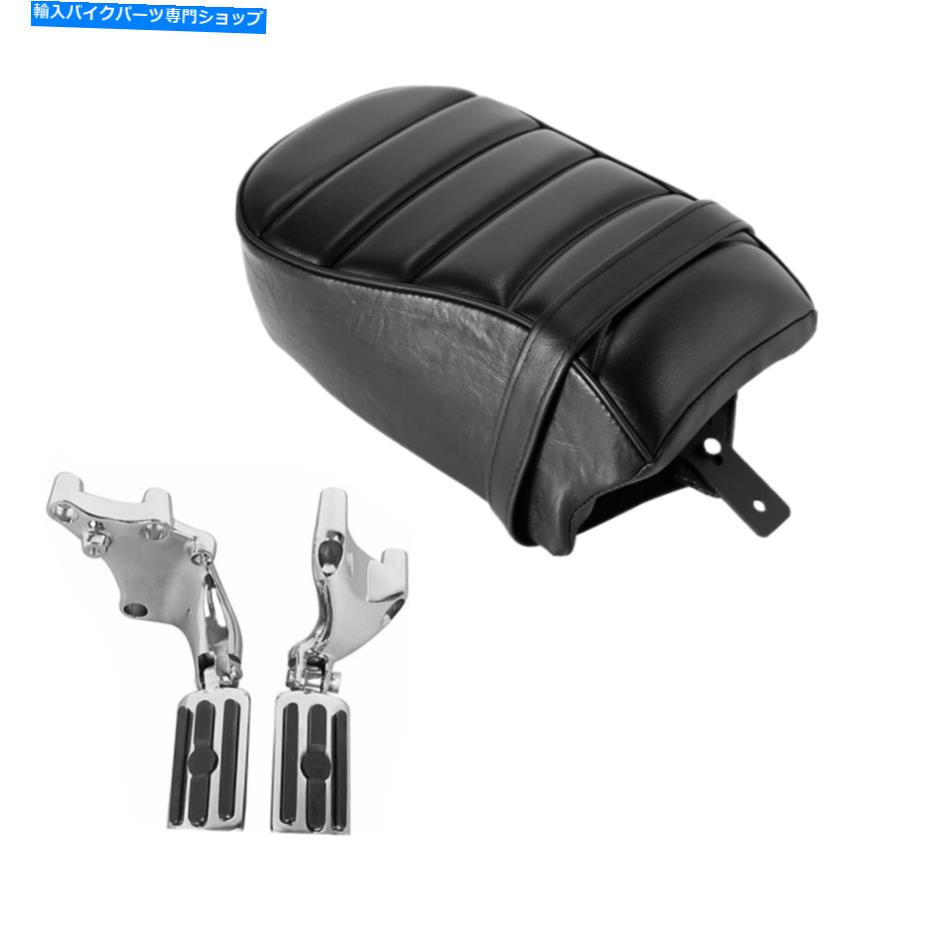 シート 旅客シートピリオンW /ハーレースポーツスターアイロン883 1200 16-21 Passenger Seat Pillion w/ Foot Pegs Fit For Harley Sportster Iron 883 1200 16-21【並行輸入品】