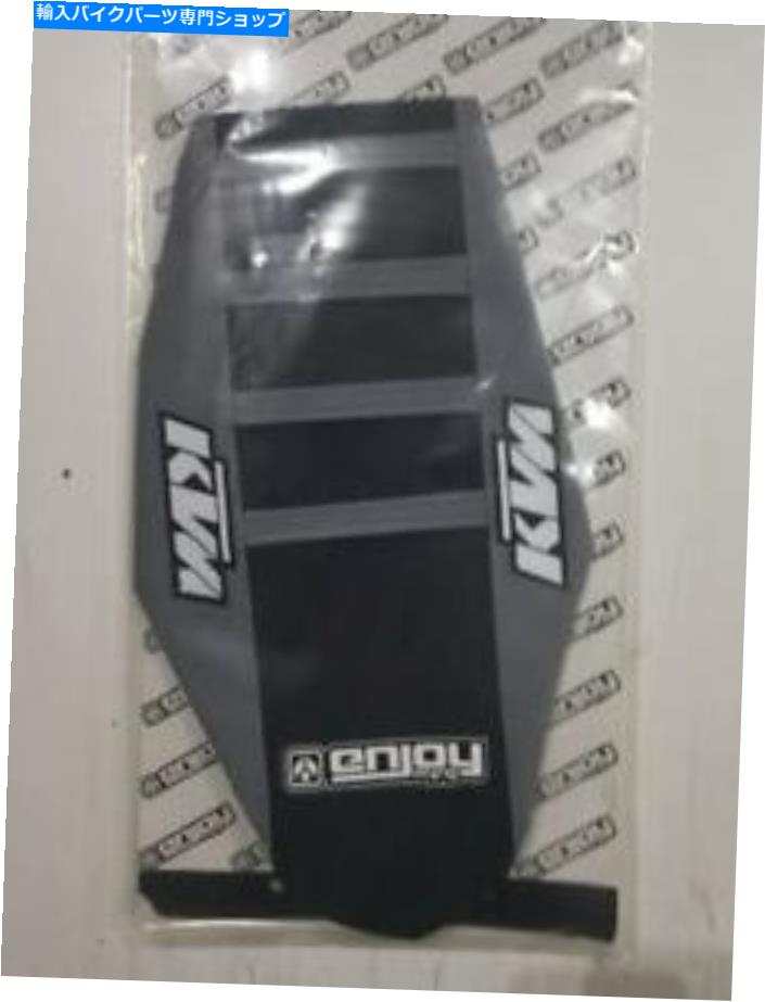 シート KTM SX SXF 2016 - 2018リブベッドグリッパーシートカバーナルドグレーブラックグレー KTM SX SXF 2016 - 2018 Ribbed Gripper Seat Cover Nardo Grey Black Grey【並行輸入品】