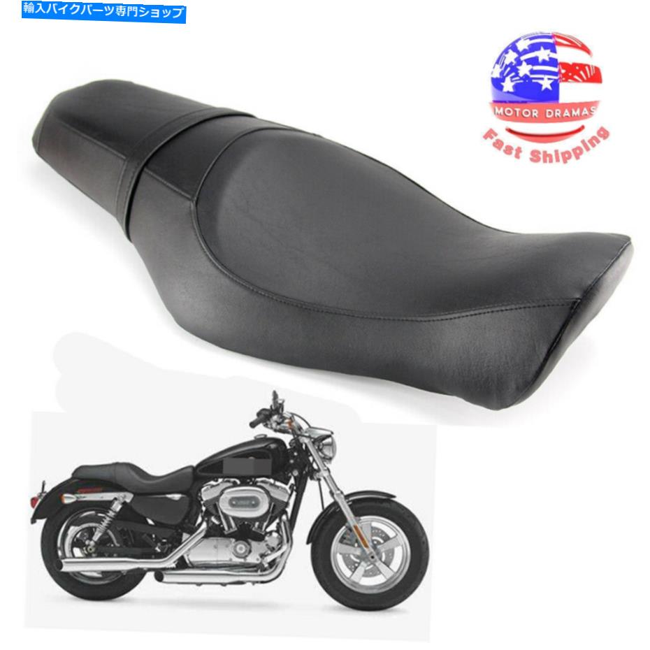 シート ハーリースポーツスターXL883 1200 48 72 10-16のためのライダー2アップ旅客運転席 Rider Two Up Passenger Driver Seat For Harley Sportster XL883 1200 48 72 10-16【並行輸入品】