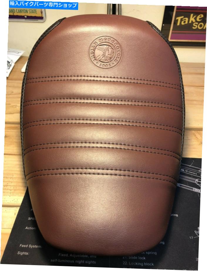 シート インドのオートバイスカウトボーバーブラウンシート新しいOEM Indian Motorcycle Scout Bobber Brown Seat New OEM【並行輸入品】｜Us Custom Parts Shop USDM