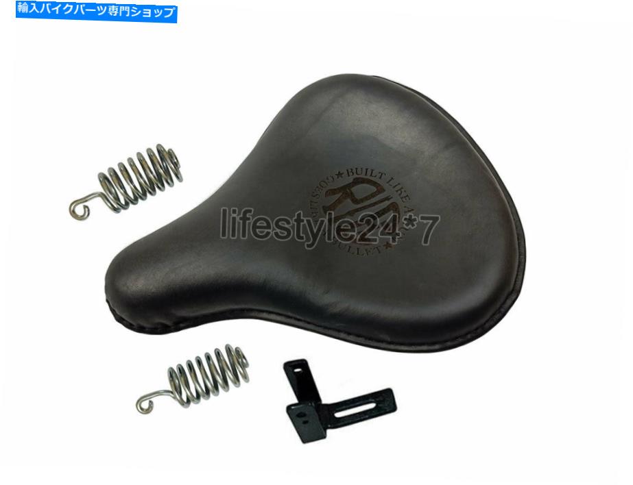 シート ロイヤルエンフィールドクラシック350cc 500cc用フロントソロレザーシートブラック Front Solo Leather Seat Black For Royal Enfield Classic 350cc 500cc【並行輸入品】