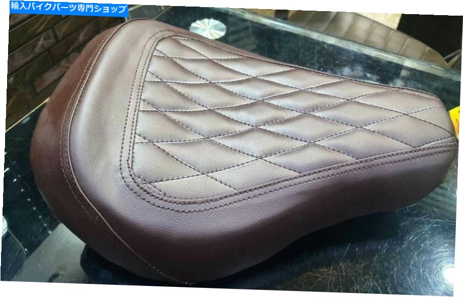 シート ロイヤルエンフィールドクラシックカスタム快適なフラットローライダーソロシートブラウン Royal Enfield Classic Custom Comfortable Flat Low Rider Solo Seat Brown【並行輸入品】