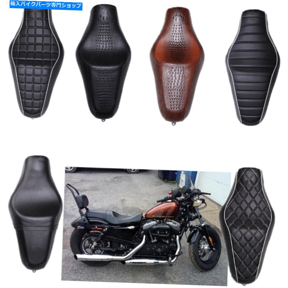 シート ハーリースポーツスターXL883 1200のためのオートバイの運転手の後部乗客の2つの上の座席 Motorcycle Driver Rear Passenger Two Up Seat For Harley Sportster XL883 1200【並行輸入品】|Us Custom Parts Shop USDM