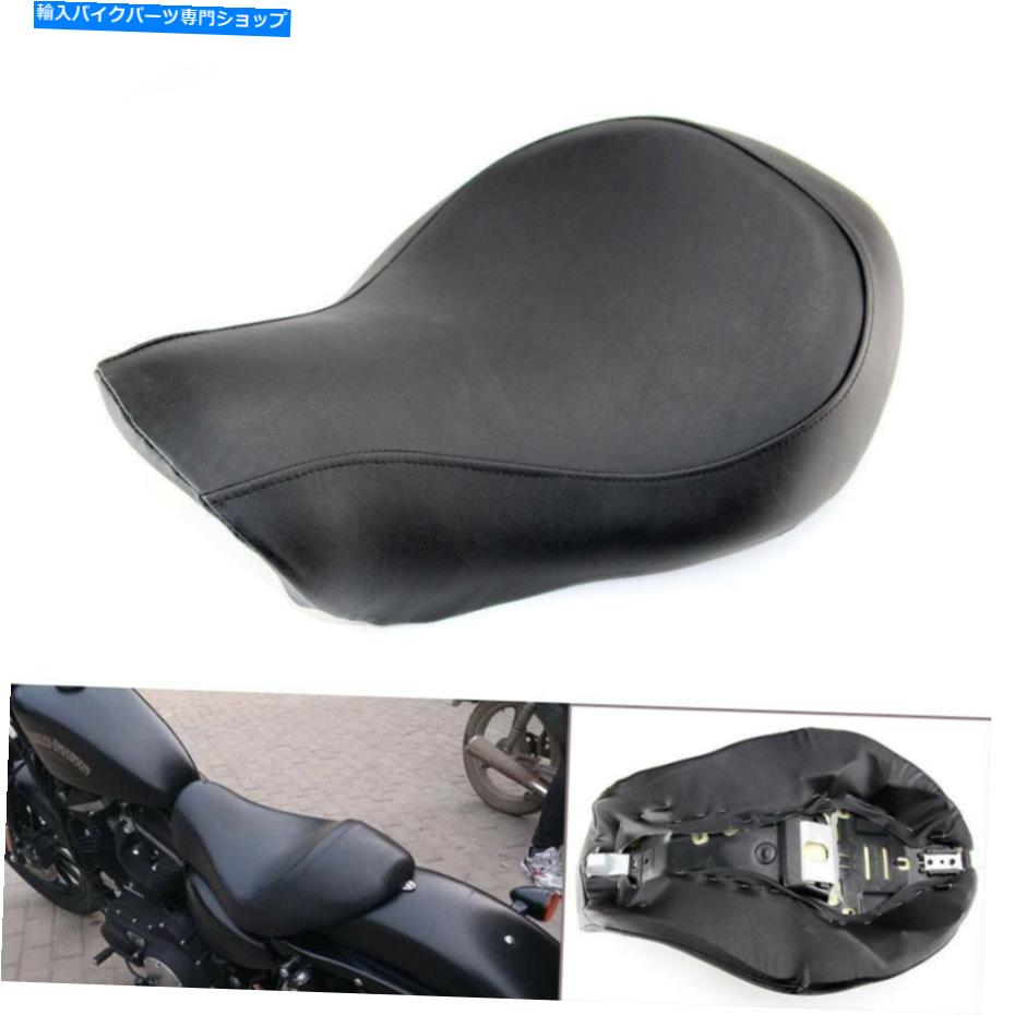 シート ハーレースポーツスターアイアンXL 883 XL1200 2005-2015用ロープロソロライダードライバシート Low-Pro Solo Rider Driver Seat For Harley Sportster Iron XL 883 XL1200 2005-2015【並行輸入品】