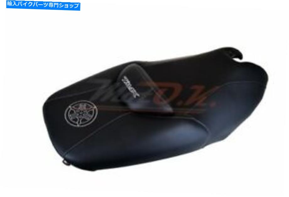シート ヤマハT-MAX 500 2001-2007 MOTOKシートカバーブラックカラーステッチ/ロゴアンチSL Yamaha T-max 500 2001-2007 MotoK Seat Cover Black Color Stitching / Logo Anti Sl【並行輸入品】