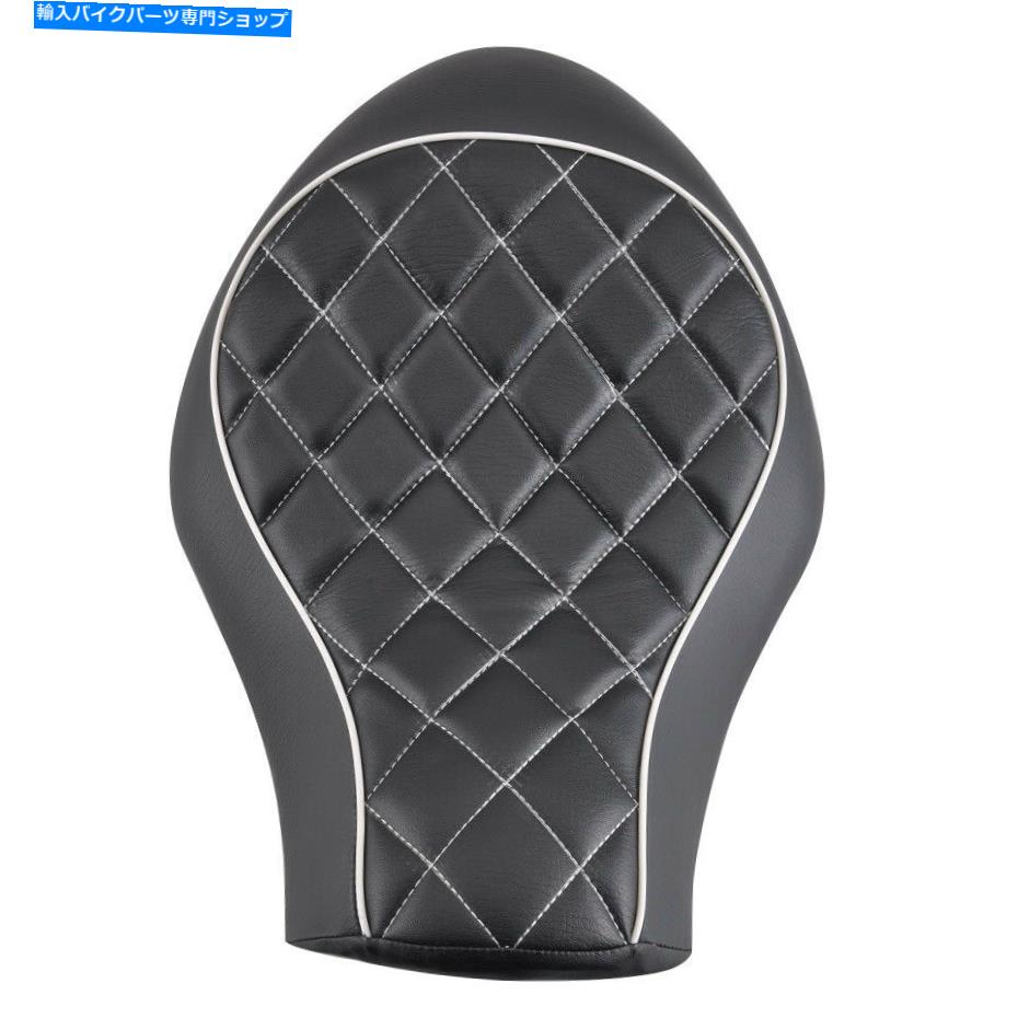 シート ハーリースポーツスターXL883 XL883Nのためのオートバイワイドソロ運転シートパッドクッション Motorcycle Wide Solo Driver Seat Pad Cushion For Harley Sportster XL883 XL883N【並行輸入品】