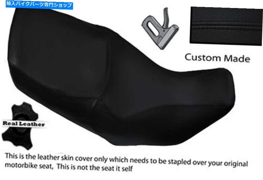 シート ブラックステッチカスタムフィットホンダXL 1000 V VARADERO 99-07デュアルレザーシートカバー BLACK STITCH CUSTOM FITS HONDA XL 1000 V VARADERO 99-07 DUAL LEATHER SEAT COVER【並行輸入品】|Us Custom Parts Shop USDM