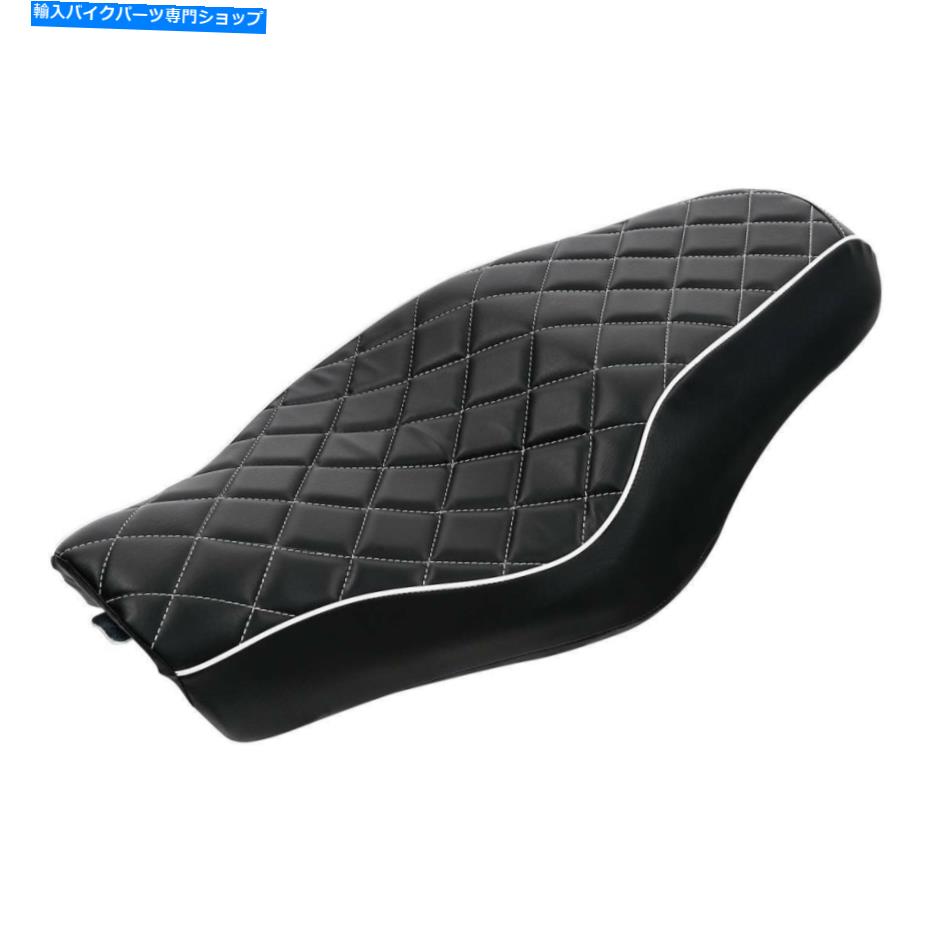 シート ブラックドライバーリアの助手席の2つのハーレースーパーロウXL883 2011-18 xr1200 Black Driver Rear Passenger Seat Two up for Harley SuperLow XL883 2011-18 XR1200【並行輸入品】