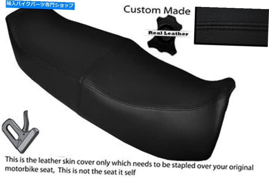 シート 黒ステッチカスタムフィットスズキGSXR 750 Fスラブサイドデュアルレザーシートカバー BLACK STITCH CUSTOM FITS SUZUKI GSXR 750 F SLABSIDE DUAL LEATHER SEAT COVER【並行輸入品】