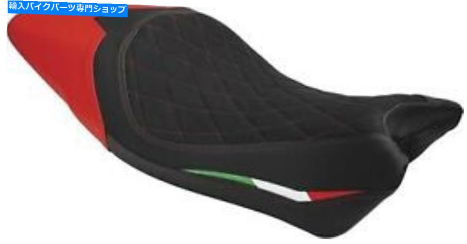 シート Luimoto 1462101 Diamond Editionライダーシートカバー - スエードブラック/ブラック/ CFレッド Luimoto 1462101 Diamond Edition Rider Seat Covers - Suede Black/Black/CF Red【並行輸入品】|Us Custom Parts Shop USDM