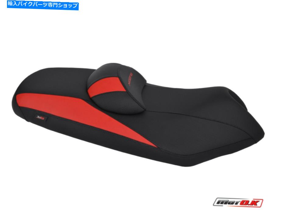 シート KYMCO x 300 D584 Motokシートカバーブラックアンチスリップブラック＆レッドレース Kymco X CITING 300 D584 MOTOK Seat cover black ANTI SLIP black & red race【並行輸入品】
