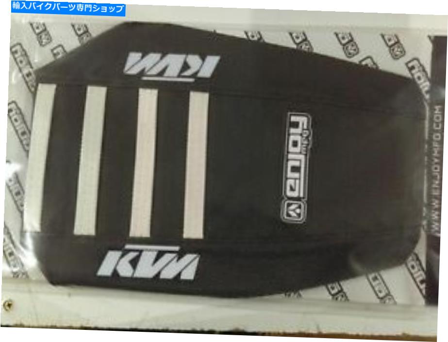 シート ファクトリーシートカバーをお楽しみくださいKTM SX / SXF 2019 - 2021 KTMブラック、ホワイトリブロゴ Enjoy FACTORY Seat Cover KTM SX/SXF 2019 - 2021 KTM Black, White Ribs LOGO【並行輸入品】 34,231円