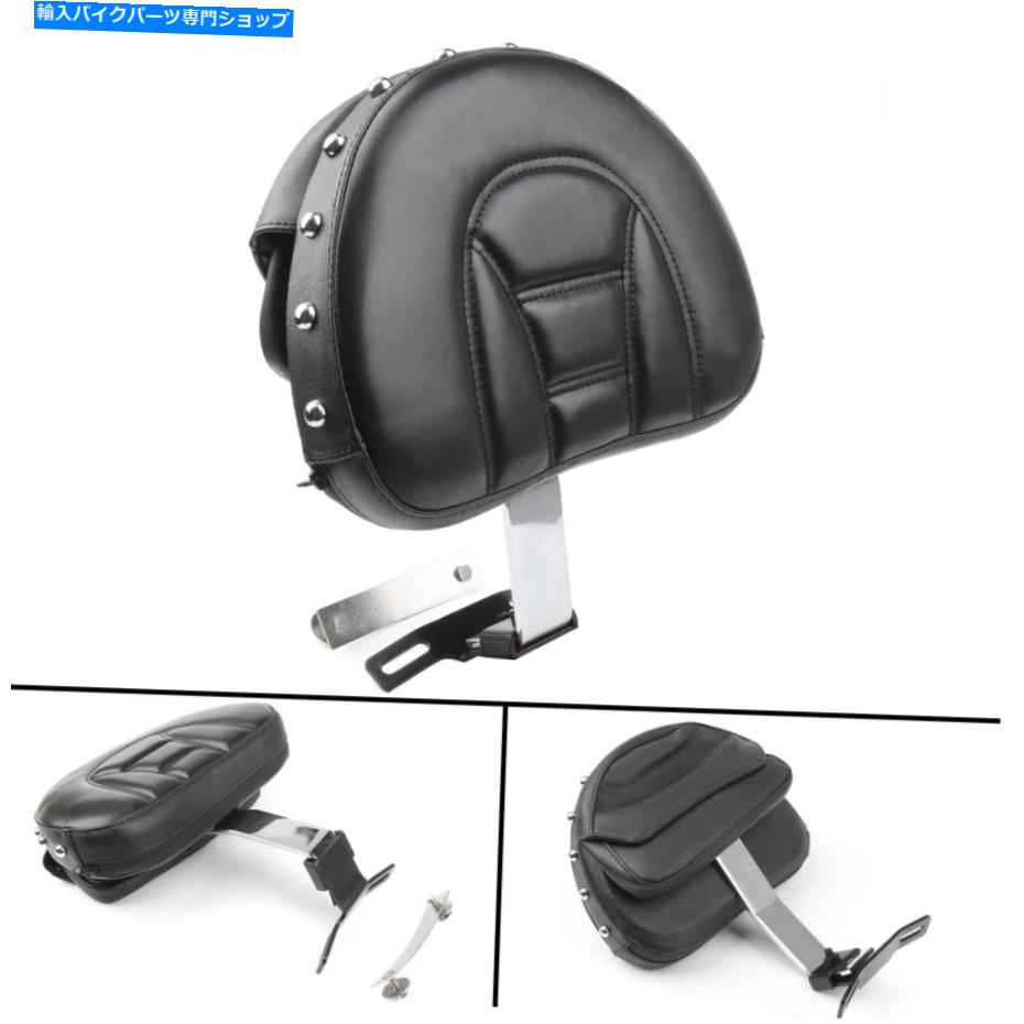 シート 07-17 Fatboy Flstf Heritage Softail Ch F7の運転席ライダーの背もたれのパッド Driver Seat Rider Backrest Pad For 07-17 Fatboy FLSTF Heritage Softail CH F7【並行輸入品】