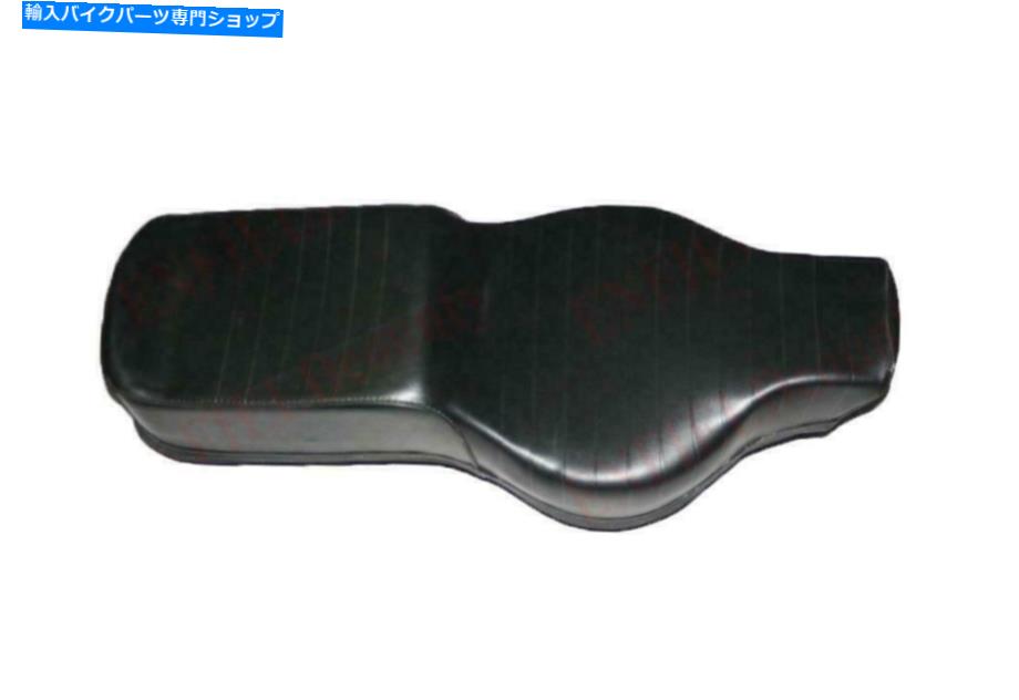 シート デュアルブラックレザーサイトシートASSEYライダーピリオンフィットロイヤルエンフィールドクラシック@CA Dual Black Leatherite Seat Assey Rider Pillion Fits Royal Enfield Classic @CA【並行輸入品】