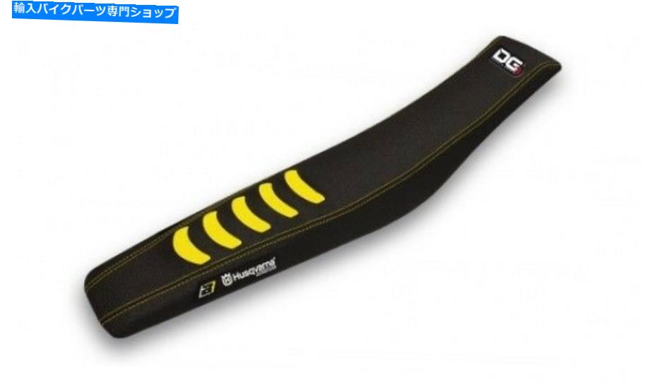シート ブラック/イエローDG3シートカバーフィットHusqvarna TE250 2017 2017 2018 2019 Black/Yellow DG3 Seat Cover Fits Husqvarna TE250 2017 2018 2019【並行輸入品】