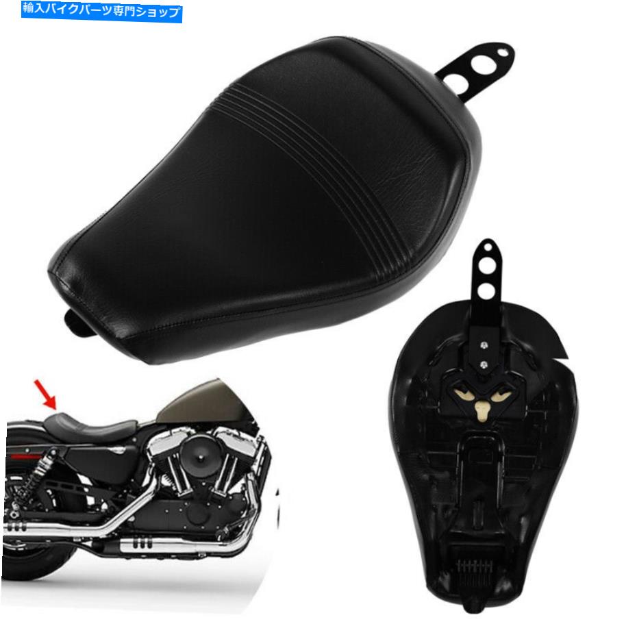 シート Sportster 883 1200 48 2016-2020 CTのためのフロントソロライダー運転席 Front Solo Rider Driver Seat For Harley for Sportster 883 1200 48 2016-2020 CT【並行輸入品】