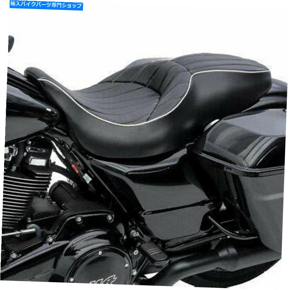 シート Harley Street Glide Flhx Road King Flhr 08+のための2アップライダードライバーの助手席 2-Up Rider Driver Passenger Seat For Harley Street Glide FLHX Road King FLHR 08+【並行輸入品】｜Us Custom Parts Shop USDM