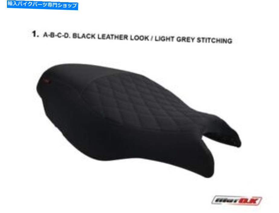 シート DUCATI GT 1000（'07 -'10）MOTOKシートカバーブラックレザールック Ducati GT 1000 ('07-'10) Motok Seat Covers Black leather look【並行輸入品】