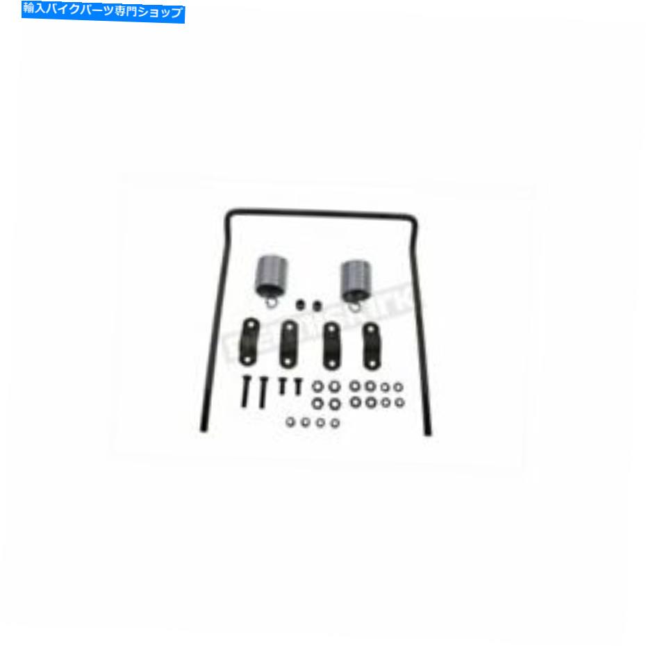 シート Vツイン製造ブラック補助シートスプリングキット - 52562-33 V-Twin Manufacturing Black Auxiliary Seat Spring Kit - 52562-33【並行輸入品】