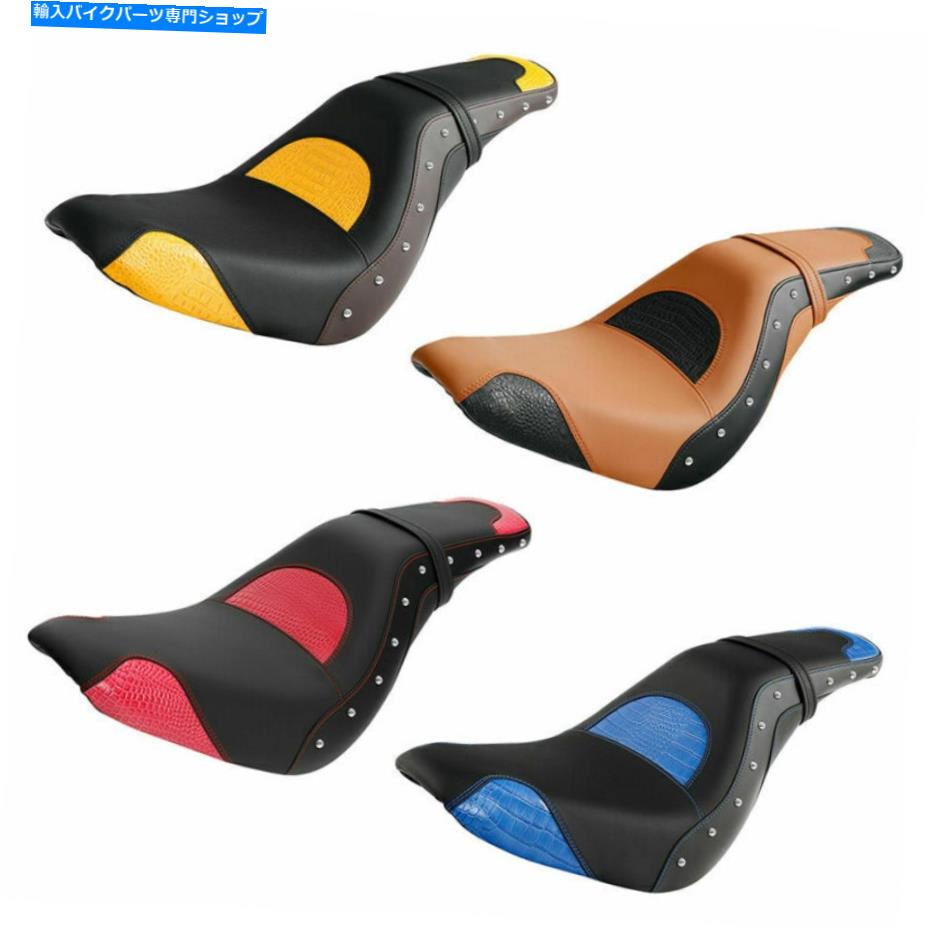 シート ハーレーソフトデラックスヘリテージクラシック18-21のライダードライバーの助手席フィット Rider Driver Passenger Seat Fit For Harley Softail Deluxe Heritage Classic 18-21【並行輸入品】｜Us Custom Parts Shop USDM