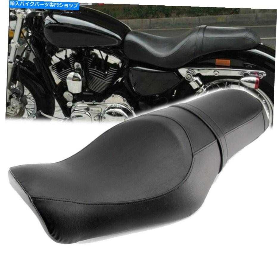 シート ハーレー・スポーツスターXL 883 1200 48 72カスタムアメリカ Driver & Passenger Seat Two-Up For Harley Sportster XL 883 1200 48 72 Custom US【並行輸入品】