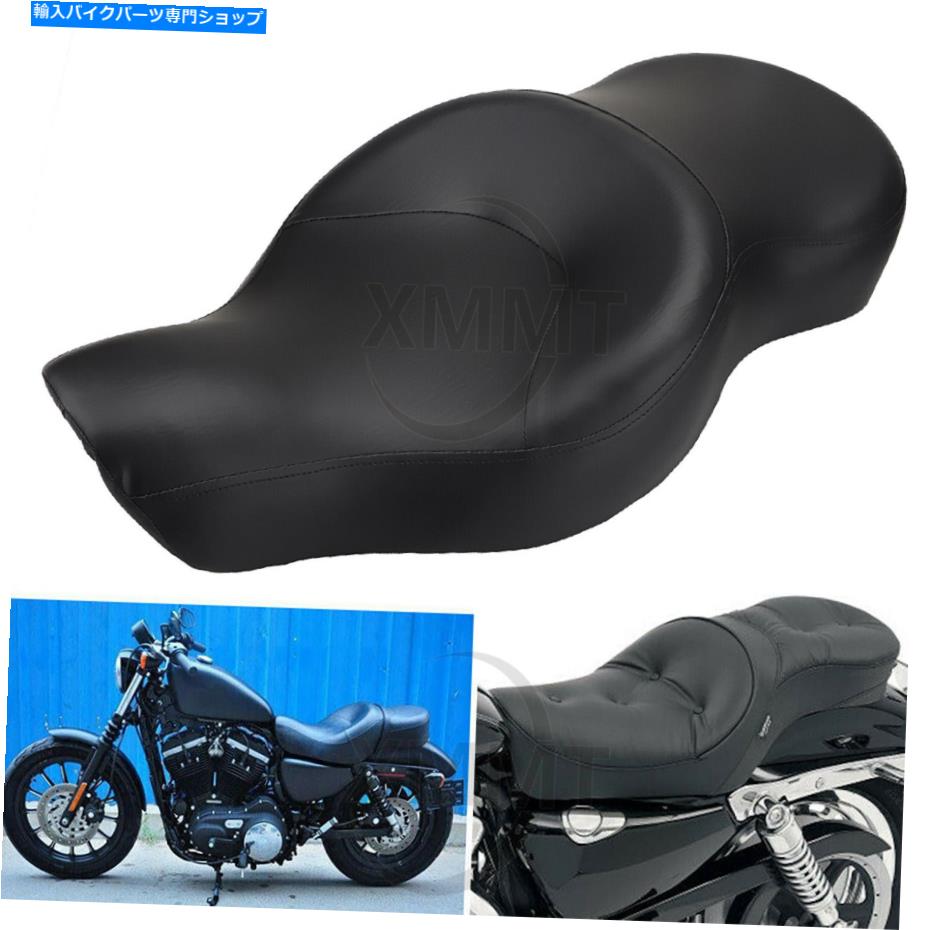 シート ハーレースポーツスターナイトスターXL1200NローXL883Lのための2アップドライバの助手席 2-Up Driver Passenger Seat For Harley Sportster Nightster XL1200N Low XL883L【並行輸入品】