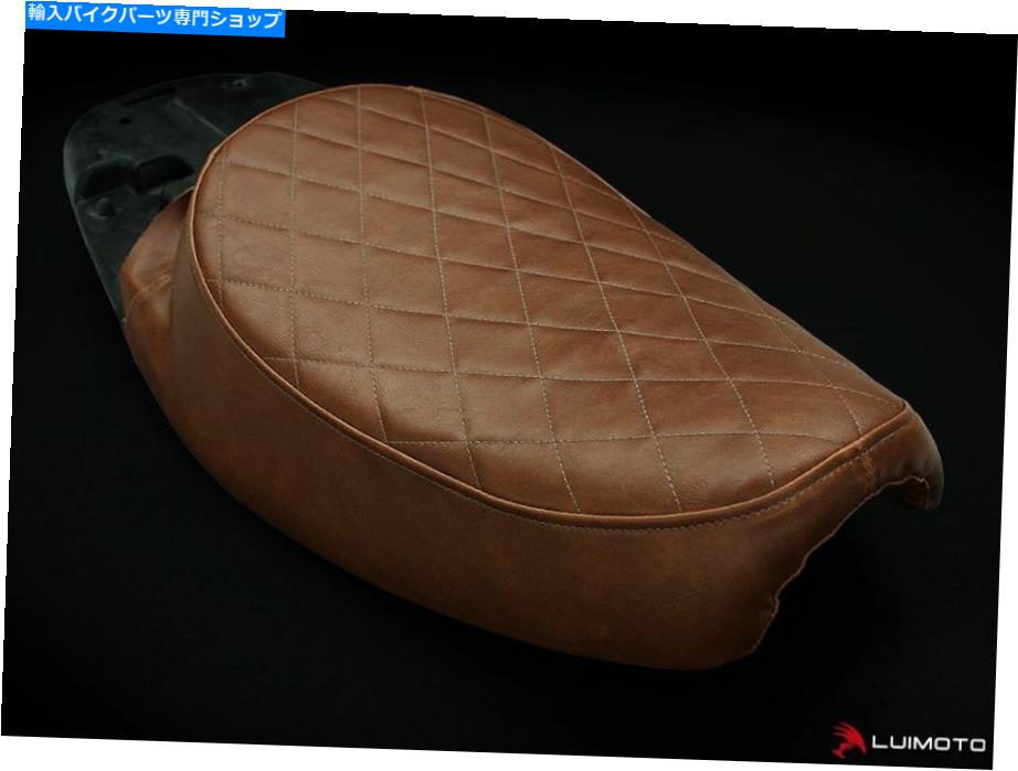 シート Triumph Bonneville 2000-2015 T100ビンテージオートバイソロシートカバールイモト TRIUMPH BONNEVILLE 2000-2015 T100 VINTAGE MOTORCYCLE SOLO SEAT COVERS LUIMOTO【並行輸入品】