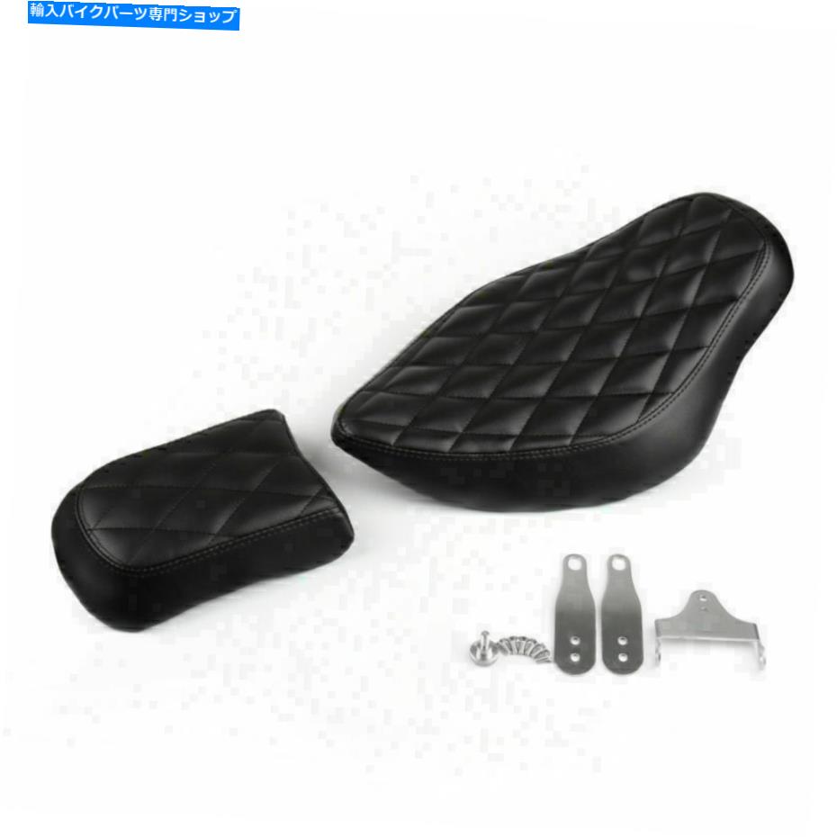 シート Sportster XL1200 883 48 10-15 EPのためのフロント＆リアオートバイレザーシートフィット Front & Rear Motorcycle Leather Seat Fit For Sportster XL1200 883 48 10-15 EP【並行輸入品】