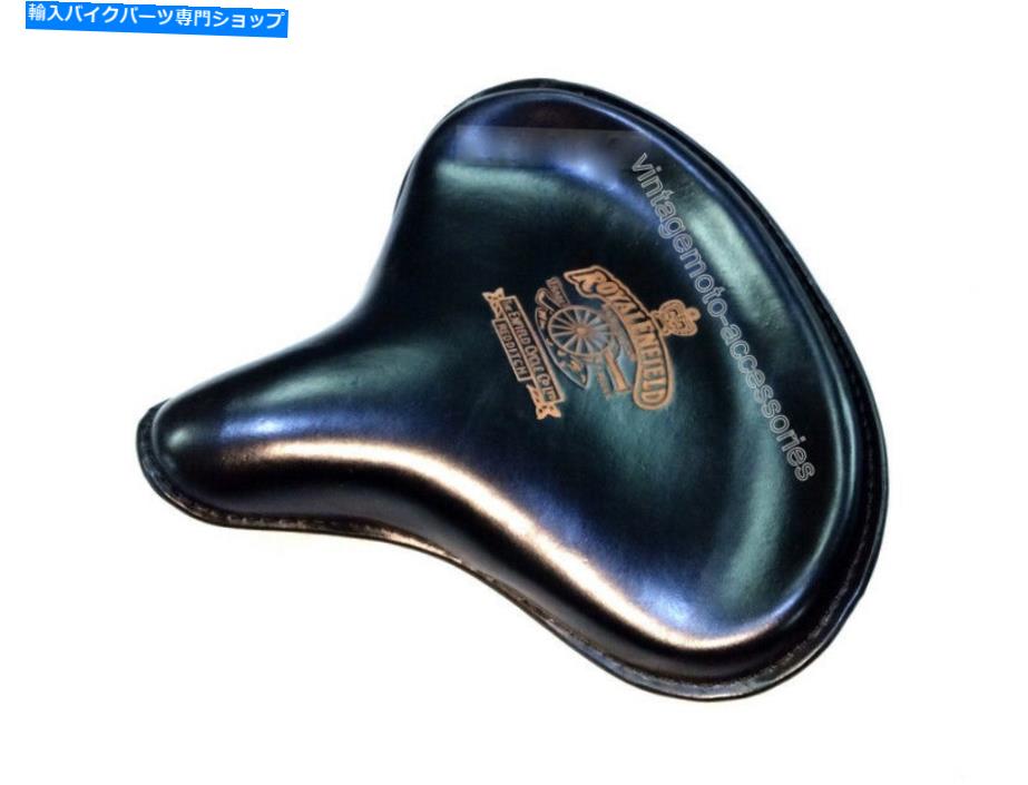 シート ロイヤルエンフィールドの弾丸標準エレクトラのための新しい純粋な革刻まれたソロの座席 New Pure Leather Engraved Solo Seat For Royal Enfield Bullet Standard Electra【並行輸入品】