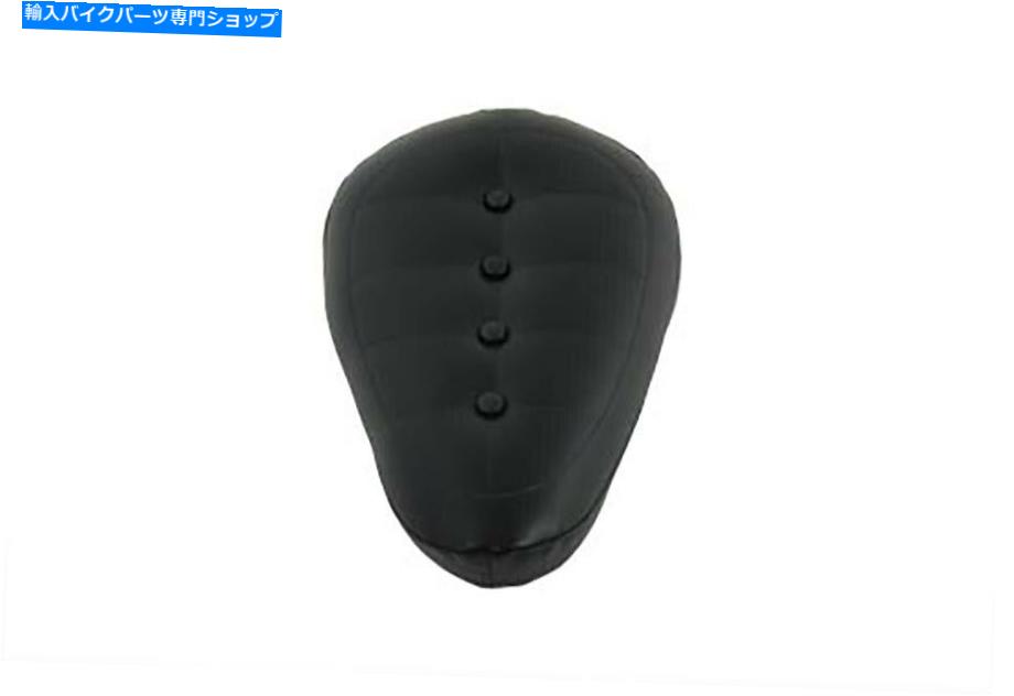 シート 4ボタンブラックソロシートはハーレー - ダビッドソンにフィットします 4 Button Black Solo Seat fits Harley-Davidson【並行輸入品】