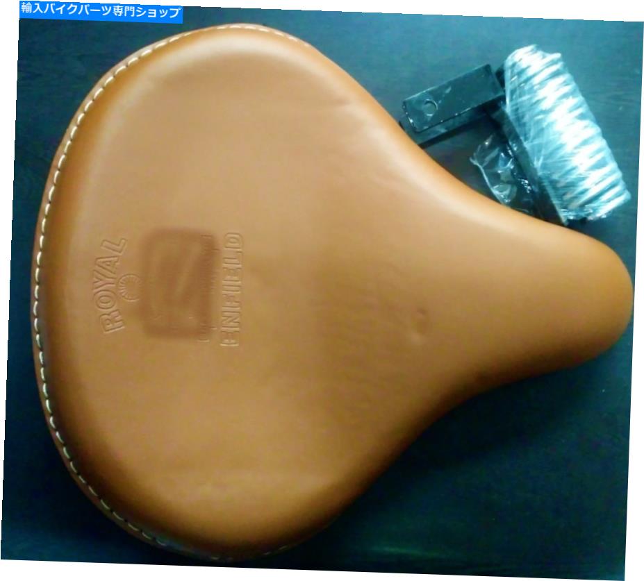 シート ロイヤルエンフィールドシート - カスタマイズラージアメリカンスタイルフロントシートタンカラー Royal Enfield Seat- Customised Large American Style Front Seat Tan Colour【並行輸入品】
