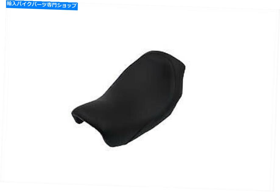 シート FXDロープロファイルブラックビニールソロシートフィットハーレーダビッドソン FXD Low Profile Black Vinyl Solo Seat fits Harley-Davidson【並行輸入品】